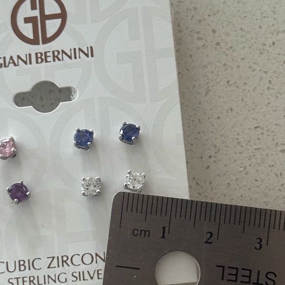 Giani Bernini | Cubic Zirconia Earrings, Set of 4 - Picture 3 of 3